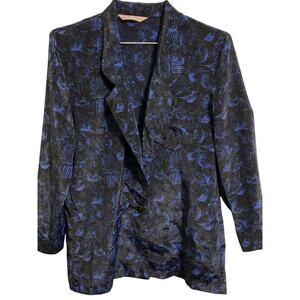 Vintage Classic Directions blazer black blue miami